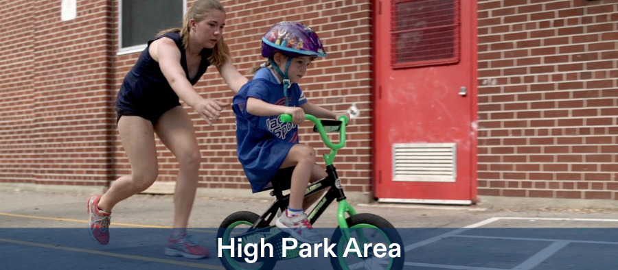 High Park learn to bike area