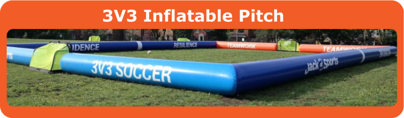 Picture of inflatable soccer pitch