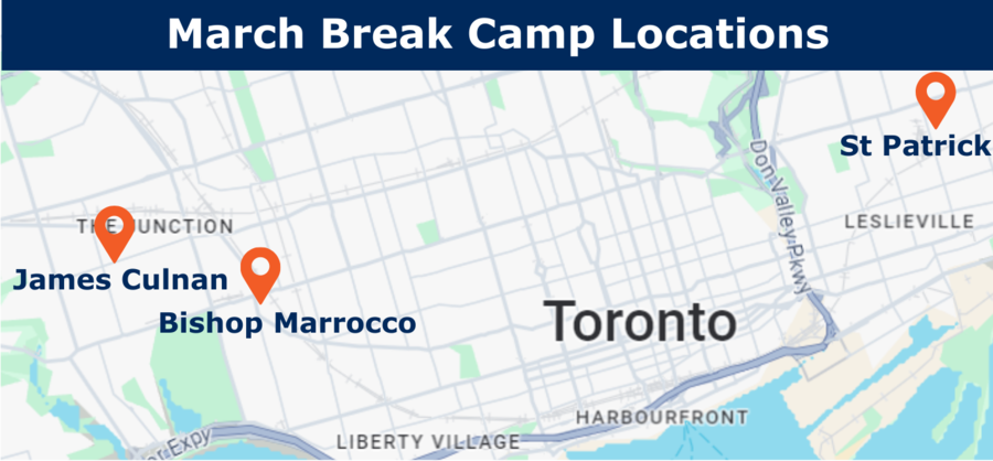 March Break Camp 2024 Locations