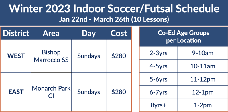 winter 2023 futsal schedule
